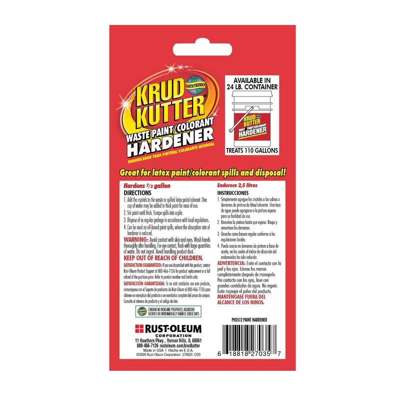 Krud Kutter PH3512 Odorless Waste Paint/Colorant Hardener, 3.5 oz - Image 2